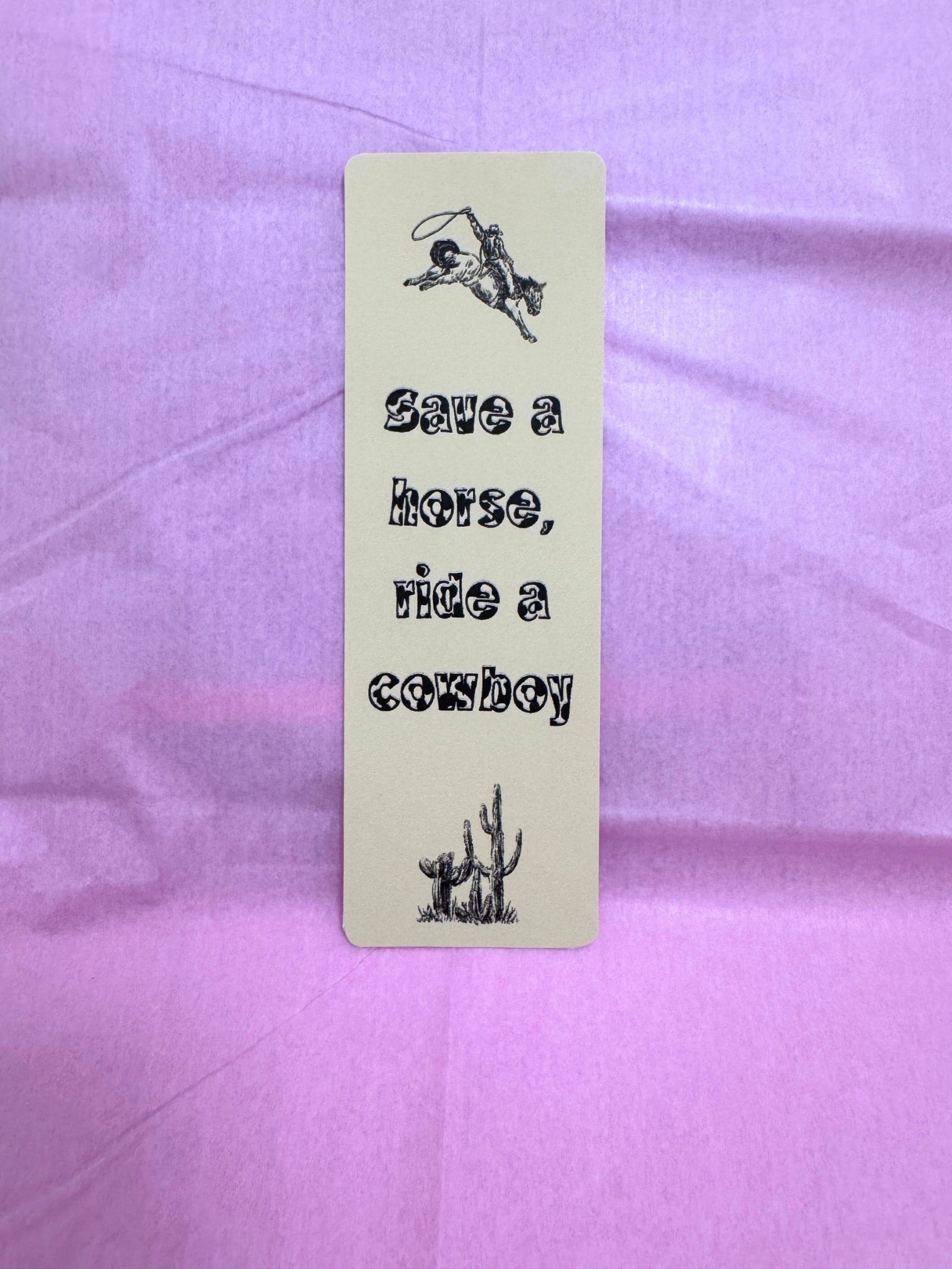 Cowboy Bookmark